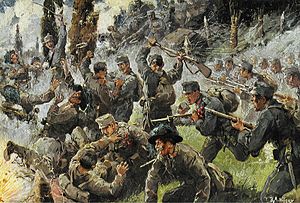 Battle of Doberdo (beginning of Isonzo six)
